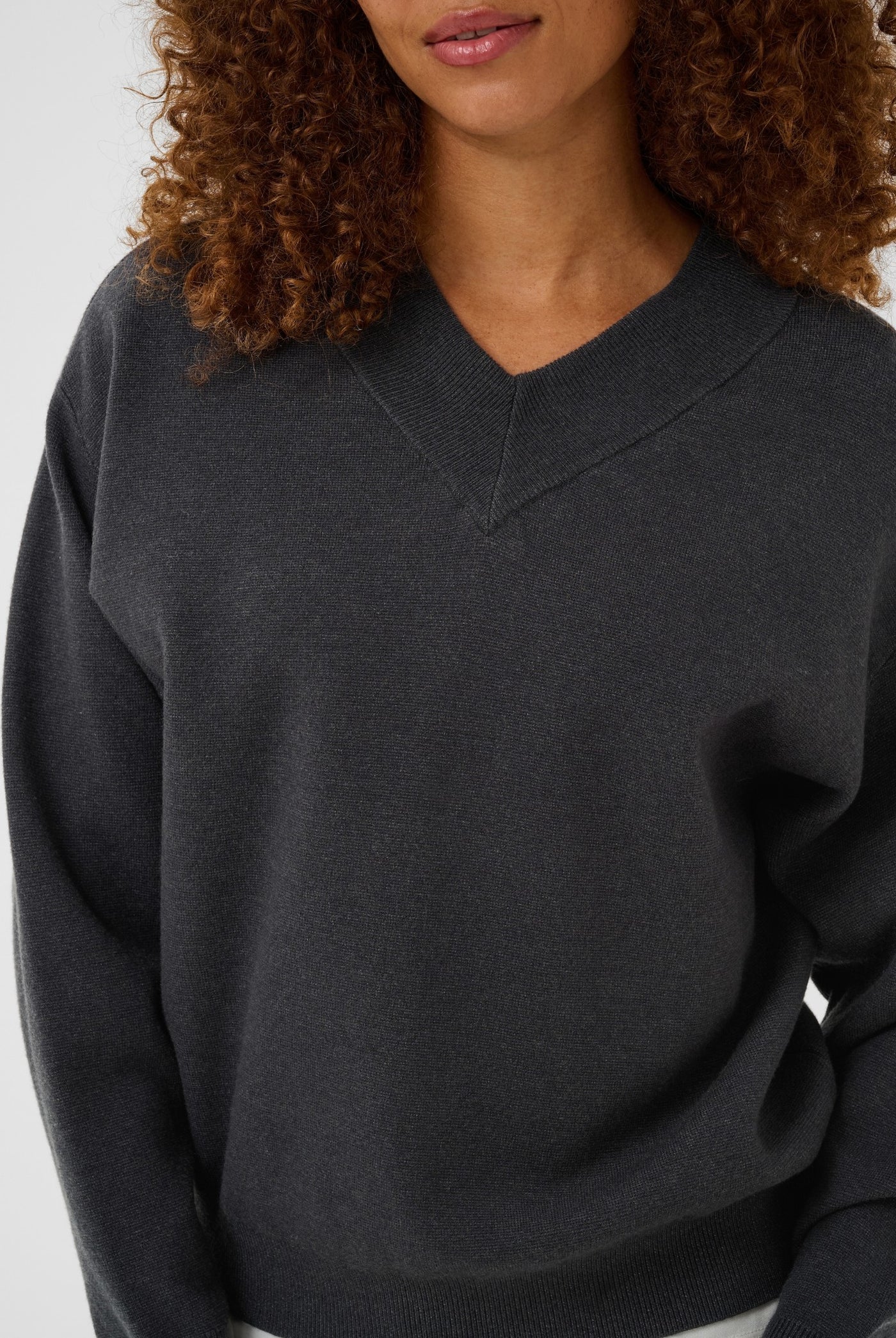 KAloana Knit Pullover Dark Grey Melange - 100125 - 10512253