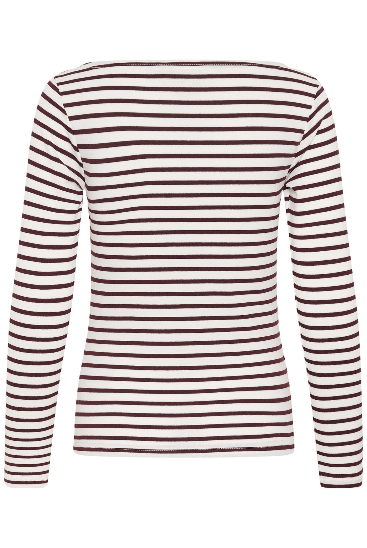 KAliddy LS Boatneck T-Shirt Chalk / Fudge Stripe - 1000345 - 10512256
