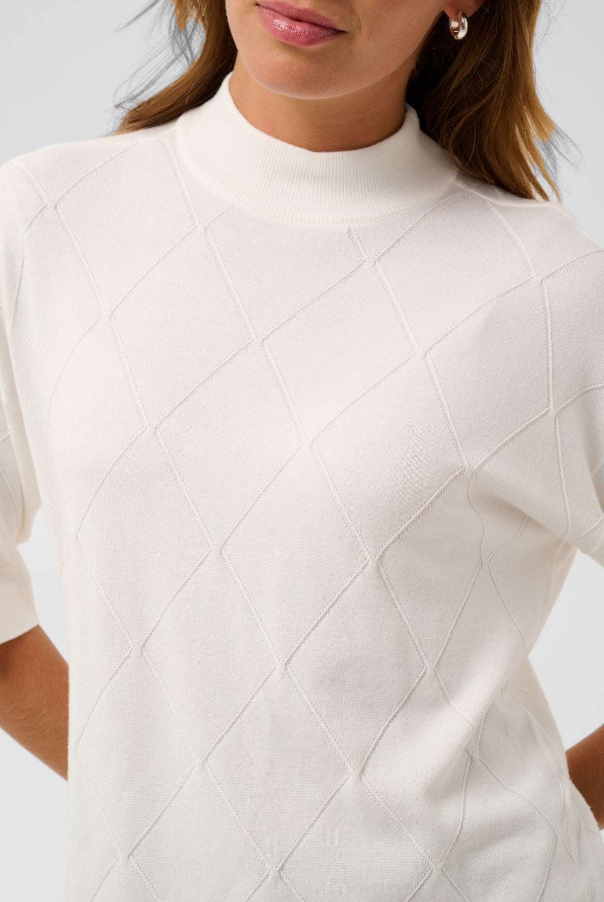 KAlizza Argyle Pullover Chalk - 110602 - 10512260