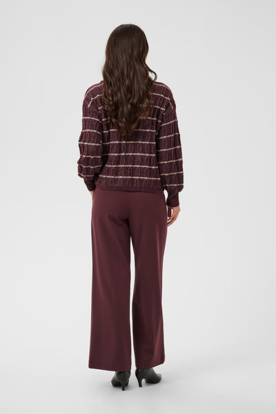KAsirens Striped Pullover Fudge Melange/Beige Stripe - 1 - 10512261 Thumbnail