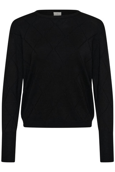 KAlizza Argyle Pullover LS Black Deep - 100121 - 10512268 Thumbnail