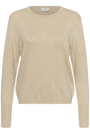 KAlizza Argyle Pullover LS Feather Gray Melange - 1513051 - 10512268