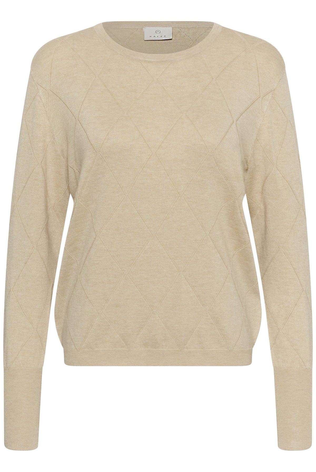 KAlizza Argyle Pullover LS Feather Gray Melange - 1513051 - 10512268