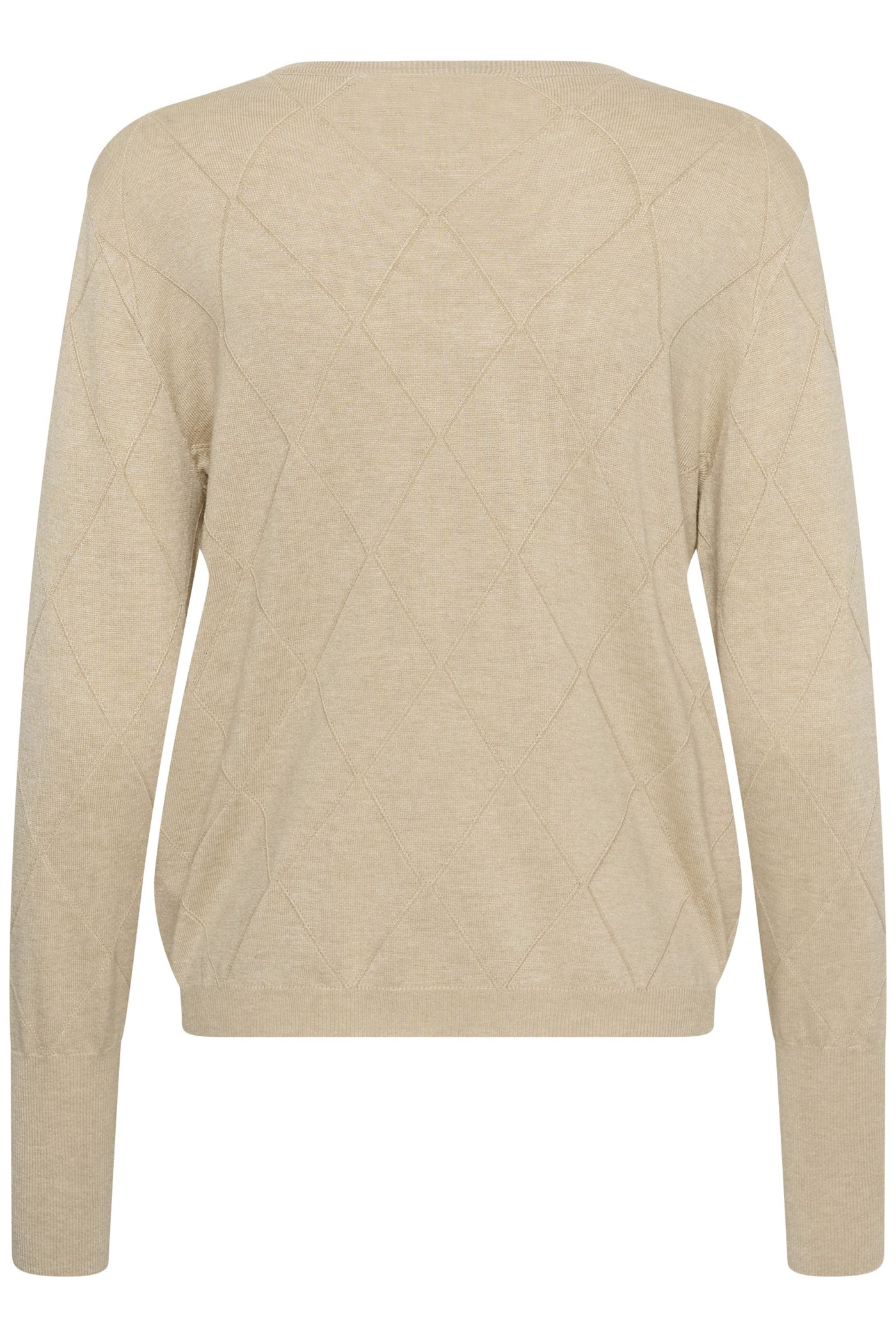 KAlizza Argyle Pullover LS Feather Gray Melange - 1513051 - 10512268