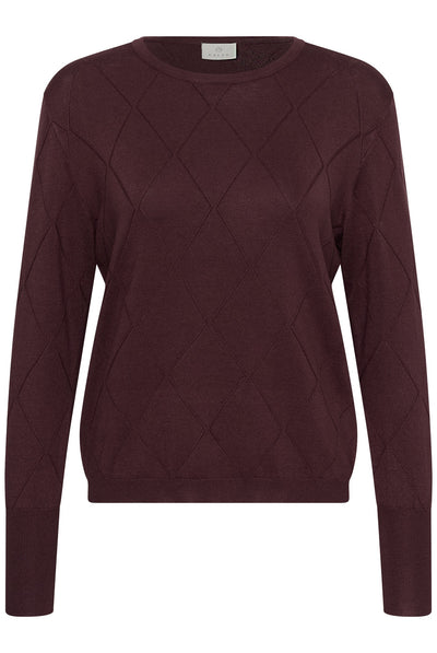 KAlizza Argyle Pullover LS Fudge - 191619 - 10512268 Thumbnail