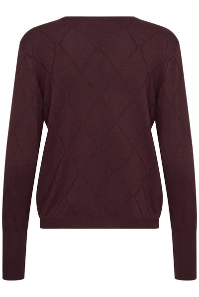 KAlizza Argyle Pullover LS Fudge - 191619 - 10512268 Thumbnail
