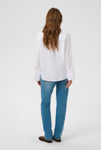 KAkiki Lace Shirt Optical White - 110601 - 10512274 Thumbnail