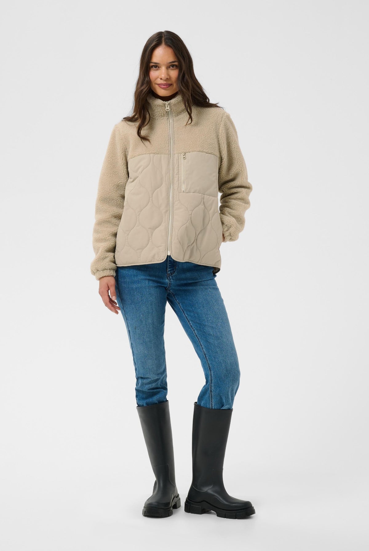 KAgracelyn Jacket Feather Gray/Chalk - 1000260 - 10512279