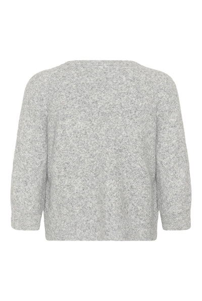 KAselly Pullover Grey Melange - 100123 - 10512296 Thumbnail