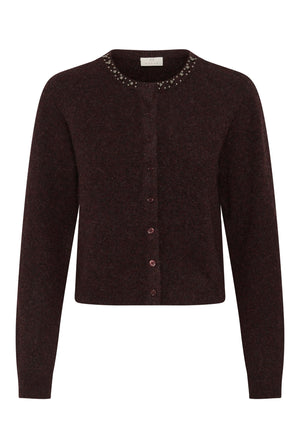 KAselly Cardigan Fudge Melange - 1916191 - 10512297