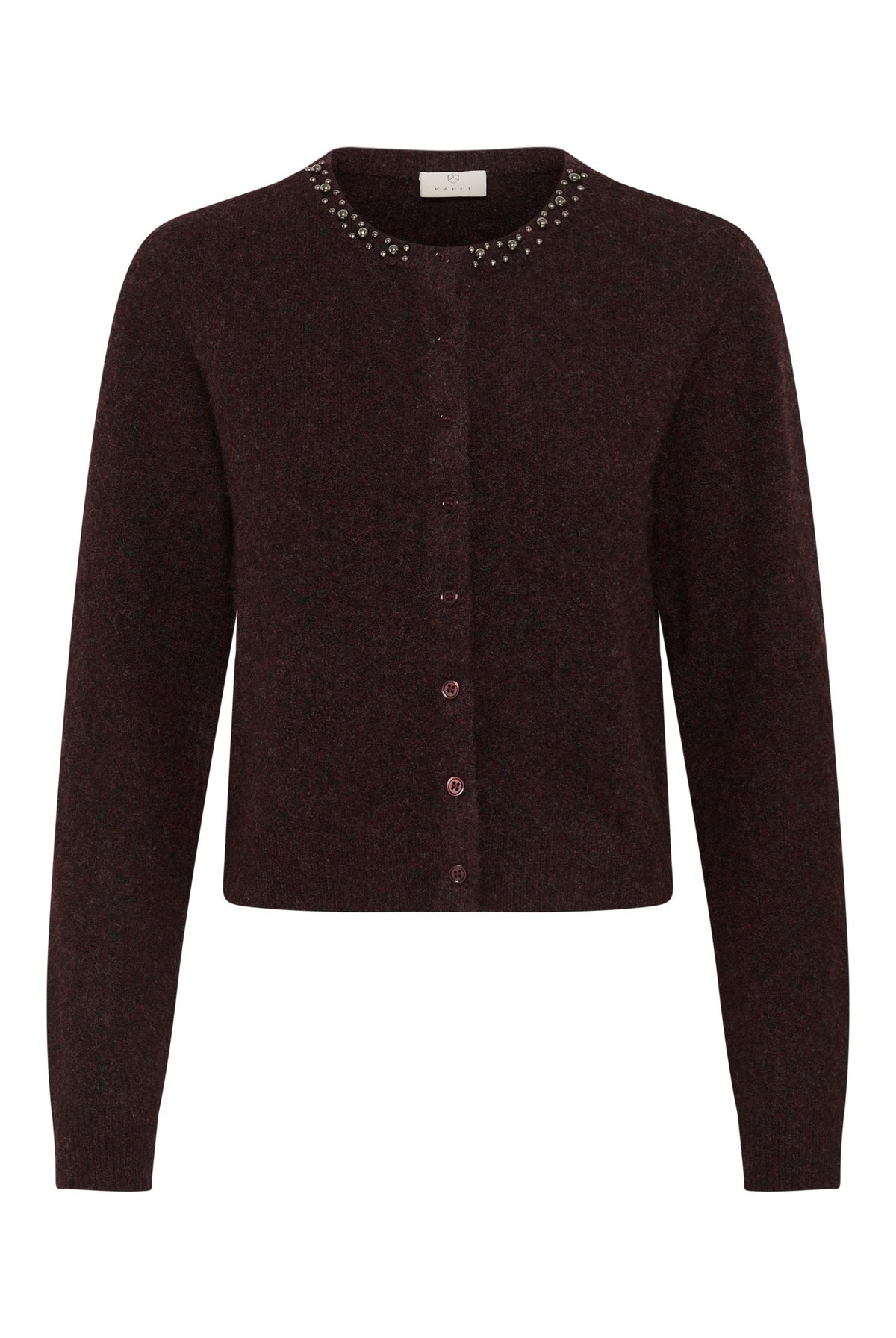 KAselly Cardigan Fudge Melange - 1916191 - 10512297