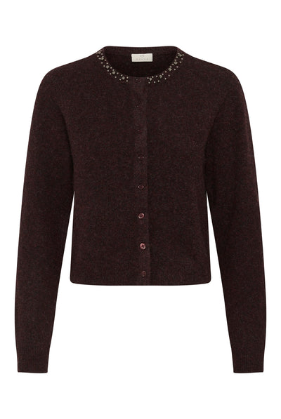 KAselly Cardigan Fudge Melange - 1916191 - 10512297 Thumbnail