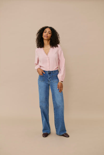 KAsollie blouse Pale Mauve - 151607 - 10512368 Thumbnail