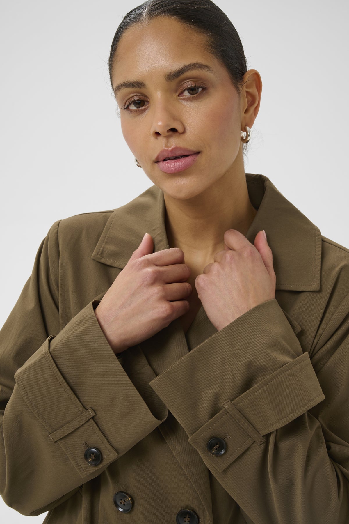 KAjacklyn Short Trench Coat Beech CC - 1000150 - 10512482