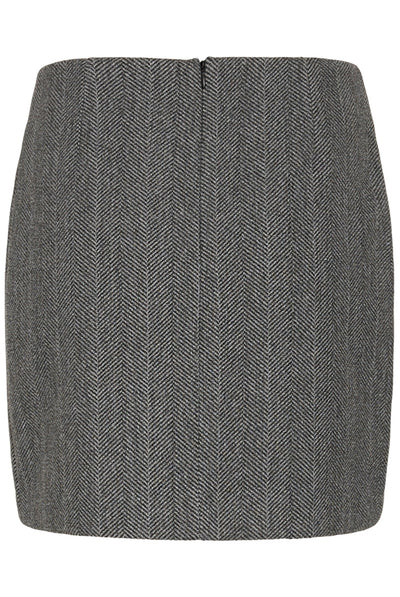 KAlaury Pencil Skirt Grey Herringbone - 1000058 - 10512568 Thumbnail
