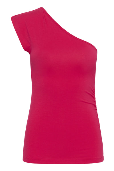 KAmaggie One Shoulder Top Virtual Pink - 181856 - 10512664 Thumbnail