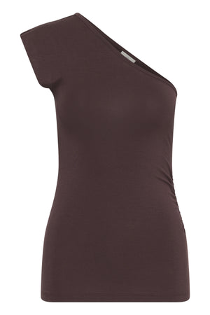 KAmaggie One Shoulder Top Fudge - 191619 - 10512664