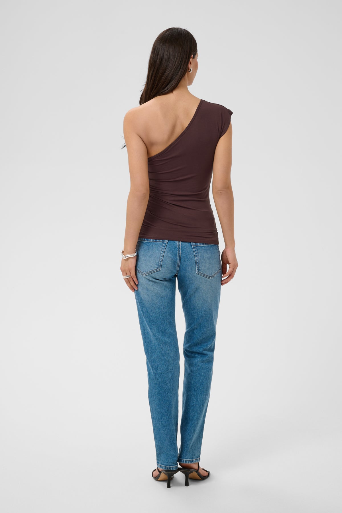 KAmaggie One Shoulder Top Fudge - 191619 - 10512664