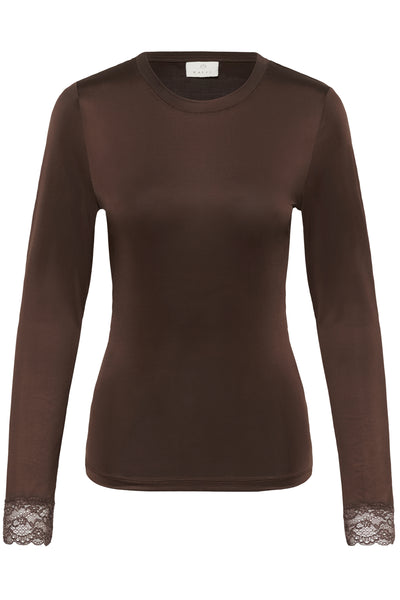 KAkitty LS T-Shirt Coffee Bean - 190915 - 10512846 Thumbnail