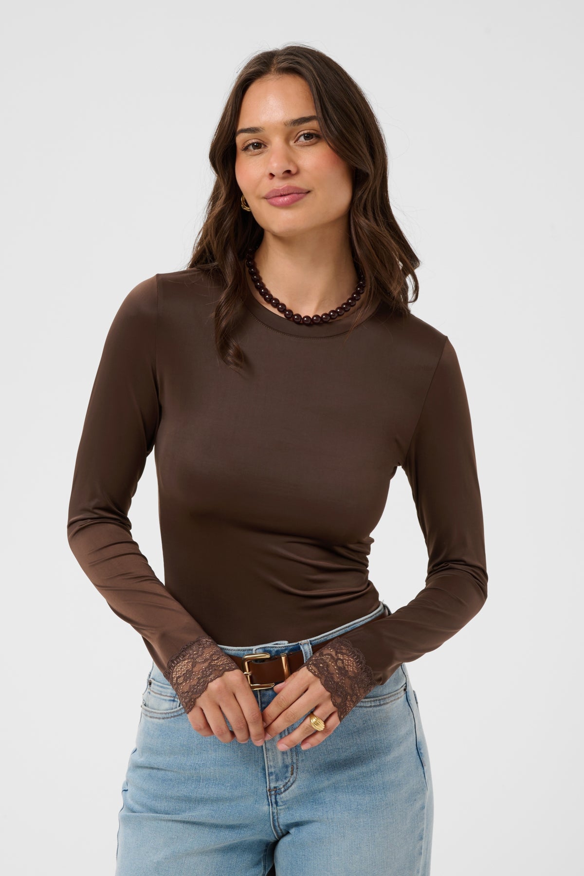 KAkitty LS T-Shirt Coffee Bean - 190915 - 10512846