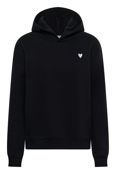 KAliddy Hoodie Black W/ White Heart - 1000432 - 10512889 Thumbnail