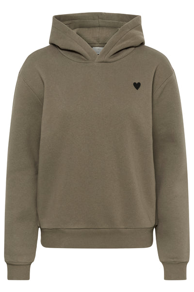 KAliddy Hoodie Morel W. Black Heart - 109104 - 10512889 Thumbnail