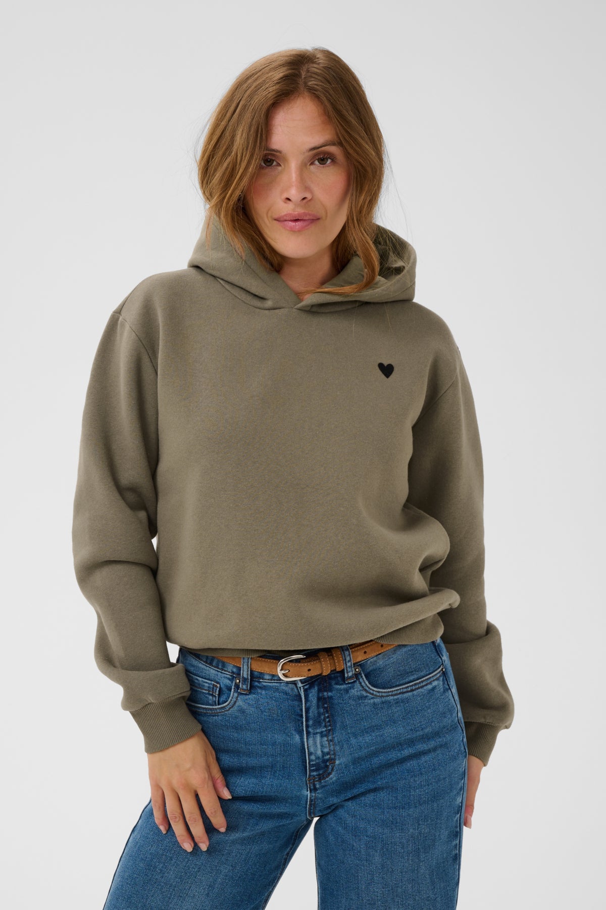 KAliddy Hoodie Morel W. Black Heart - 109104 - 10512889