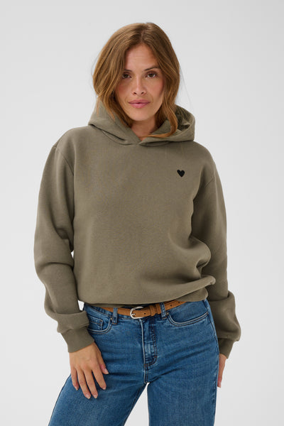 KAliddy Hoodie Morel W. Black Heart - 109104 - 10512889 Thumbnail