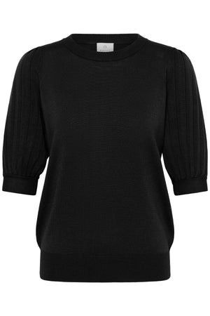 KAlone Knit Pullover1/2 SL Black Deep - 100121 - 10512891