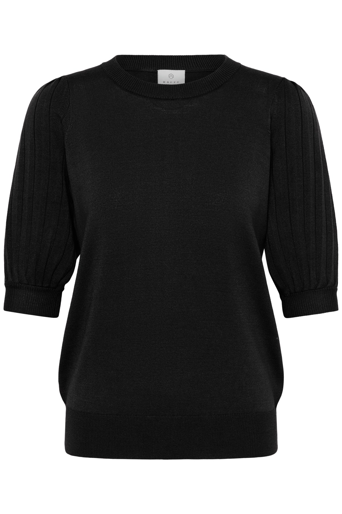KAlone Knit Pullover1/2 SL Black Deep - 100121 - 10512891