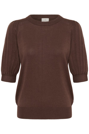 KAlone Knit Pullover1/2 SL Chocolate Brown - 190912 - 10512891