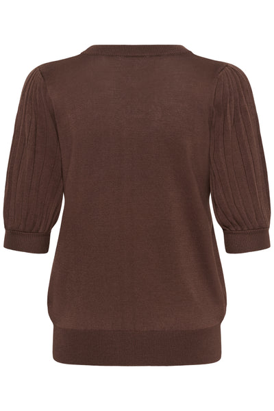 KAlone Knit Pullover1/2 SL Chocolate Brown - 190912 - 10512891 Thumbnail
