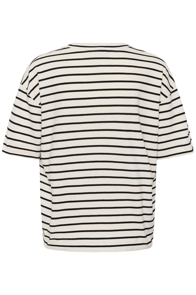KAminna T-Shirt Chalk/Black-Red Heart - 100058 - 10513021 Thumbnail