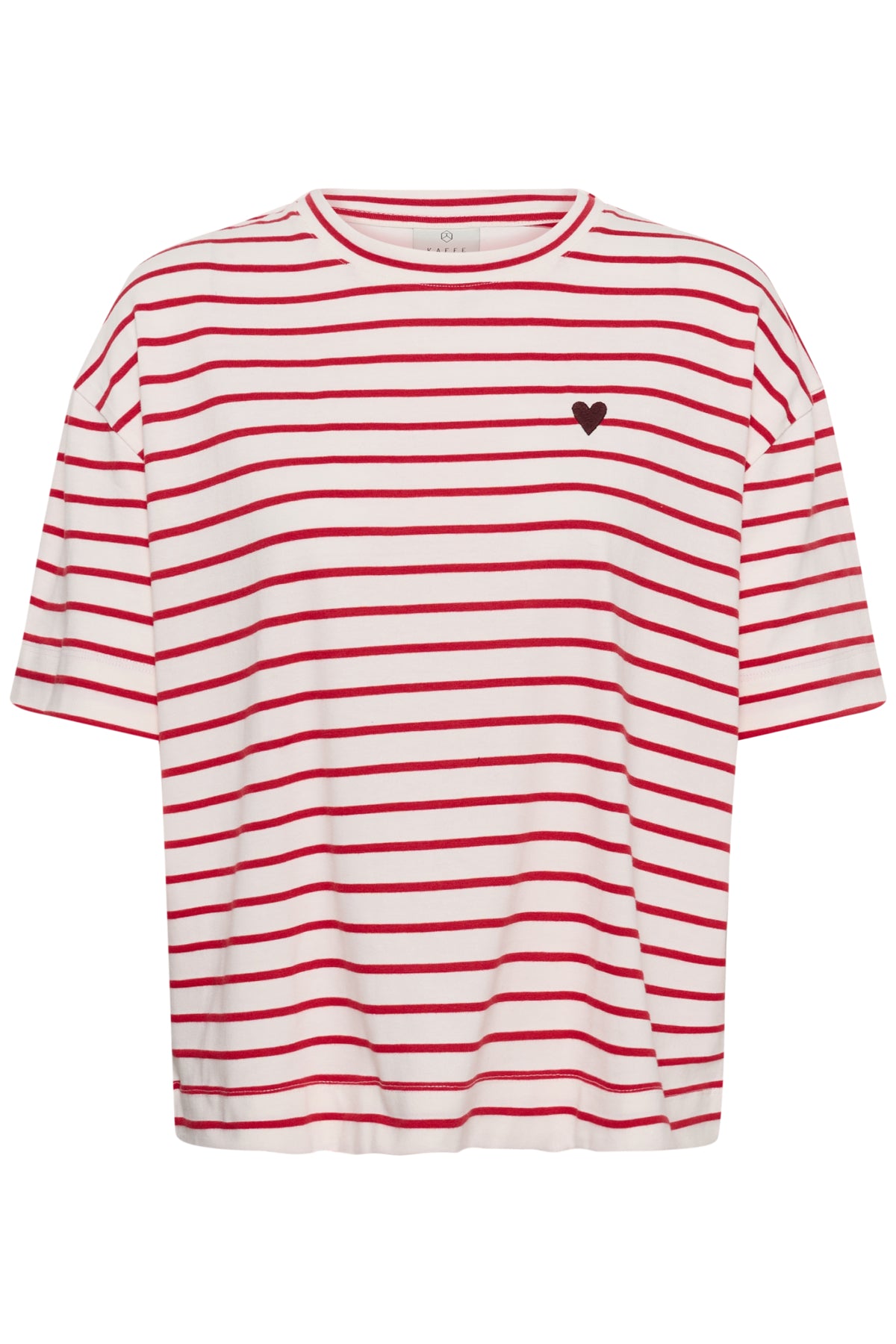 KAminna T-Shirt Chalk/Red - Fudge Heart - 1000 - 10513021