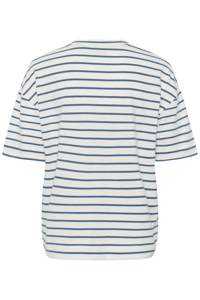 KAminna T-Shirt Chalk/Bering Sea - Black Heart - 10513021 Thumbnail