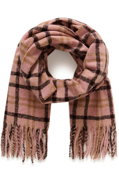 KAwillow Checked Scarf Rose Pink/Multi Check - 100062 - 10513026 Thumbnail
