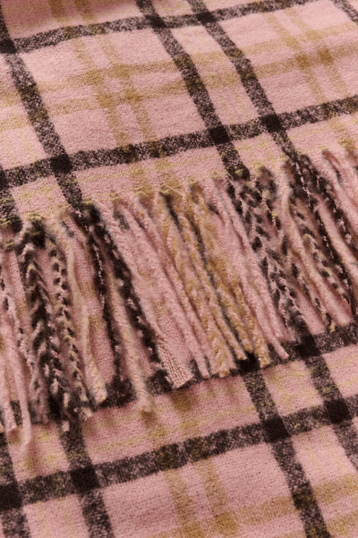 KAwillow Checked Scarf Rose Pink/Multi Check - 100062 - 10513026 Thumbnail