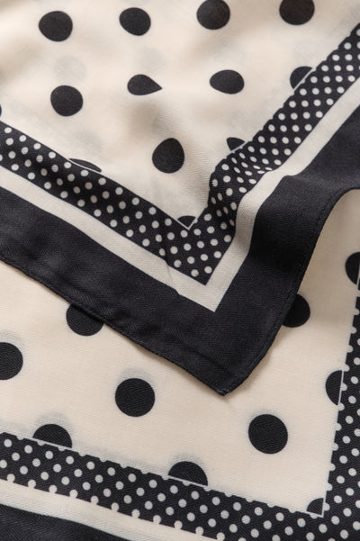 KAdaphne Scarf Chalk/Black Dot - 1000626 - 10513029 Thumbnail