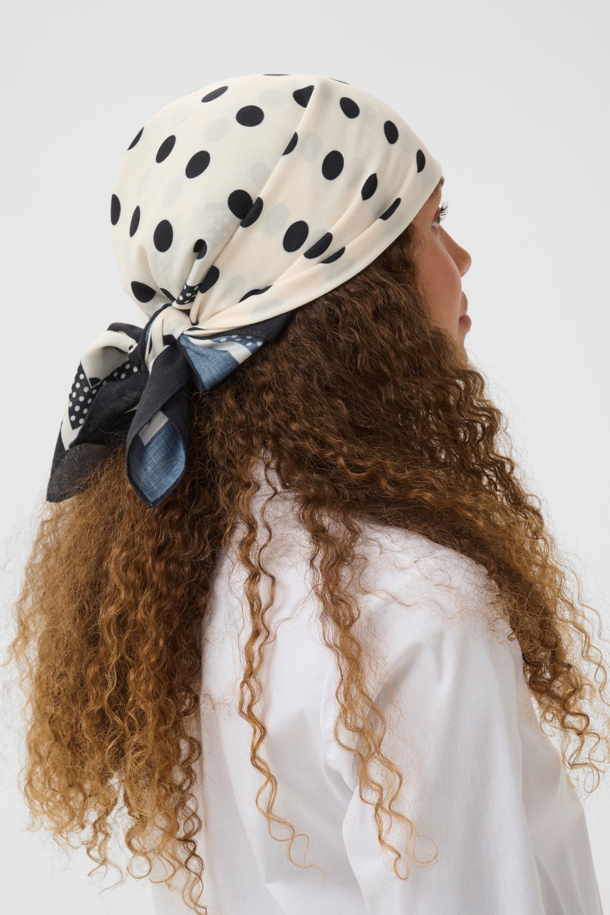 KAdaphne Scarf Chalk/Black Dot - 1000626 - 10513029