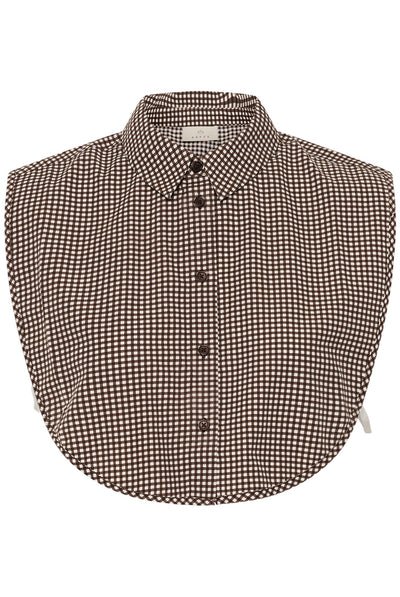 KAbine Checked Collar Coffee Bean/Chalk Checks - 100 - 10513031 Thumbnail
