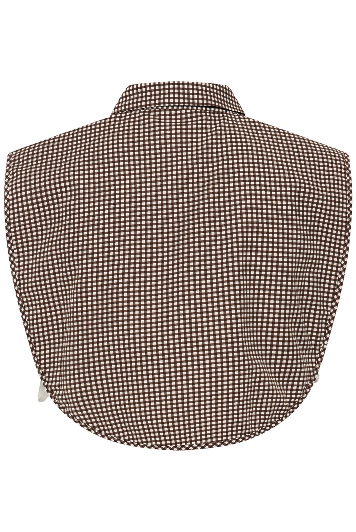 KAbine Checked Collar Coffee Bean/Chalk Checks - 100 - 10513031
