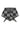 KAdahlia Argyle Scarf Dark Grey/Grey Argyle - 100068 - 10513054