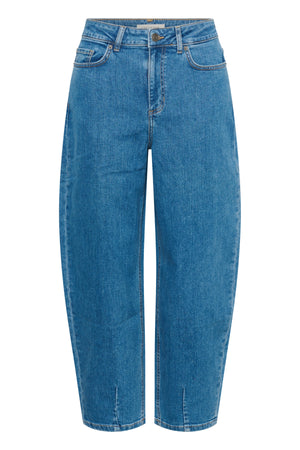 KAIRIS HW BARREL JEANS Blue Wash - 1000962 - 10513138