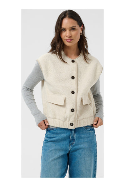 KAleona Vest Whisper White Melange - 110701 - 10513144 Thumbnail