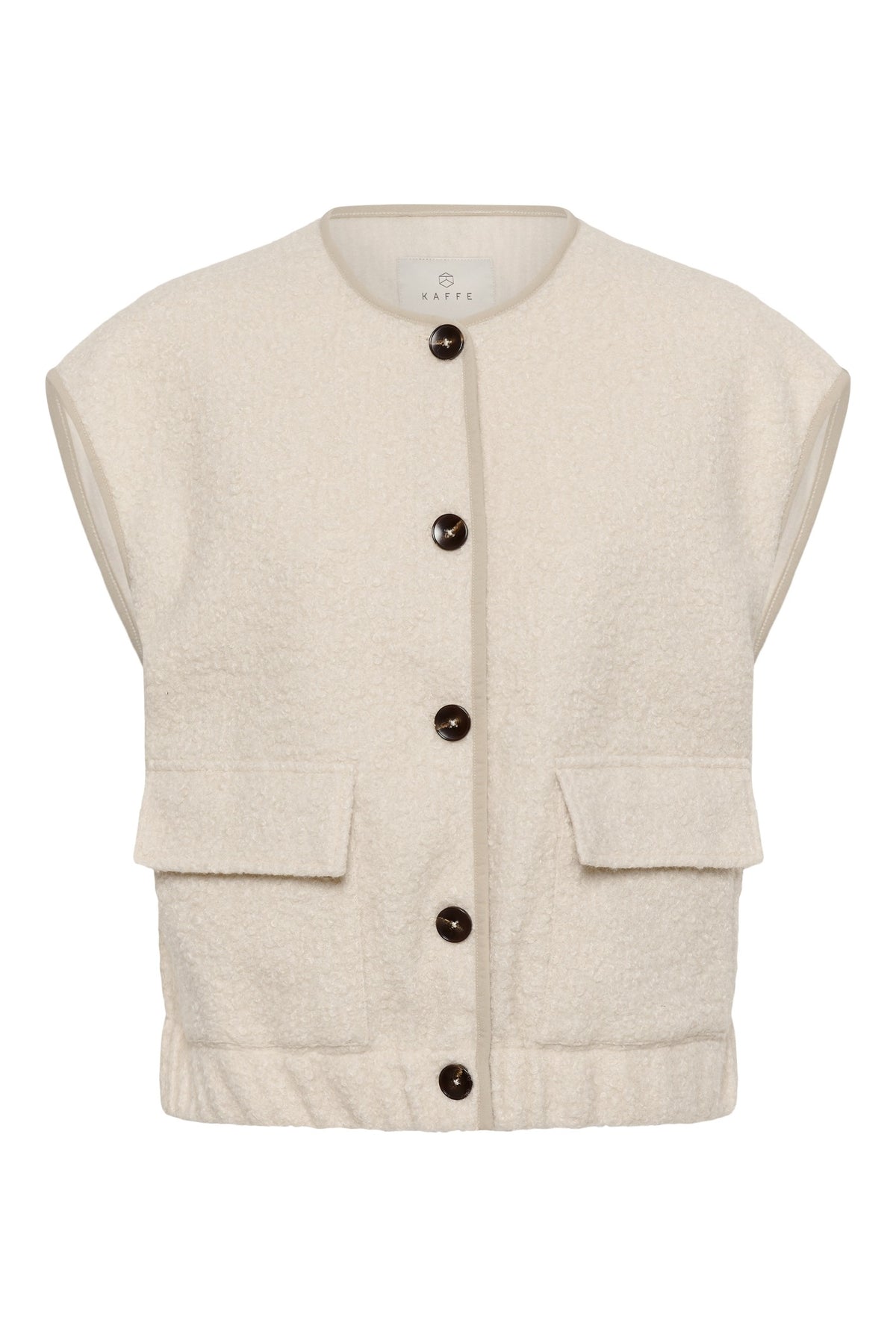 KAleona Vest Whisper White Melange - 110701 - 10513144