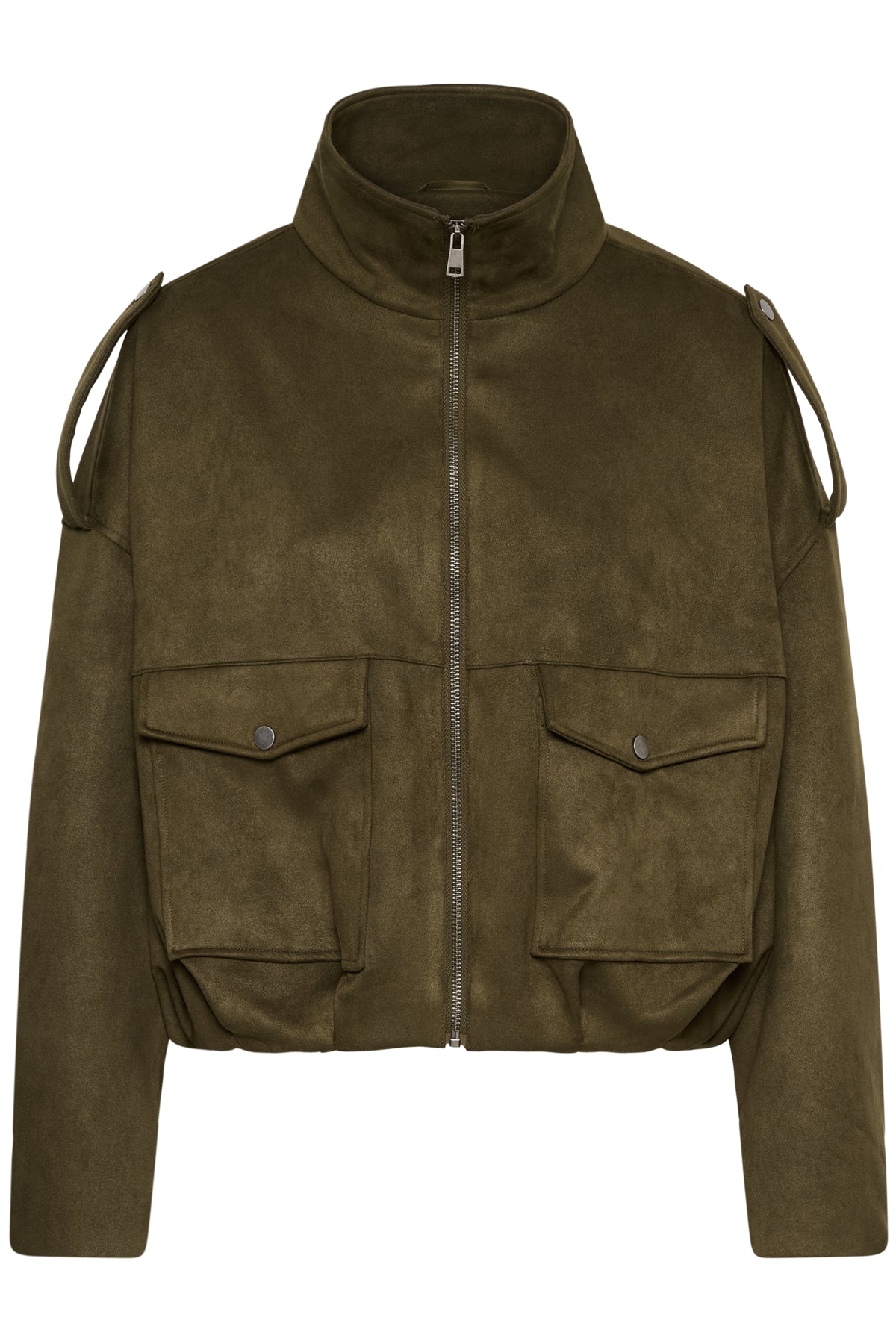 KAaster Faux Suede Bomber Jack Olive Night CC - 1000819 - 10513202