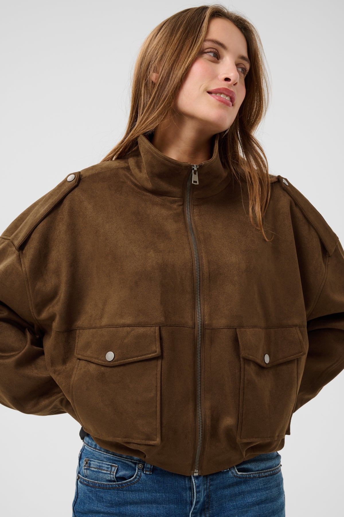 KAaster Faux Suede Bomber Jack Partridge CC - 1000820 - 10513202