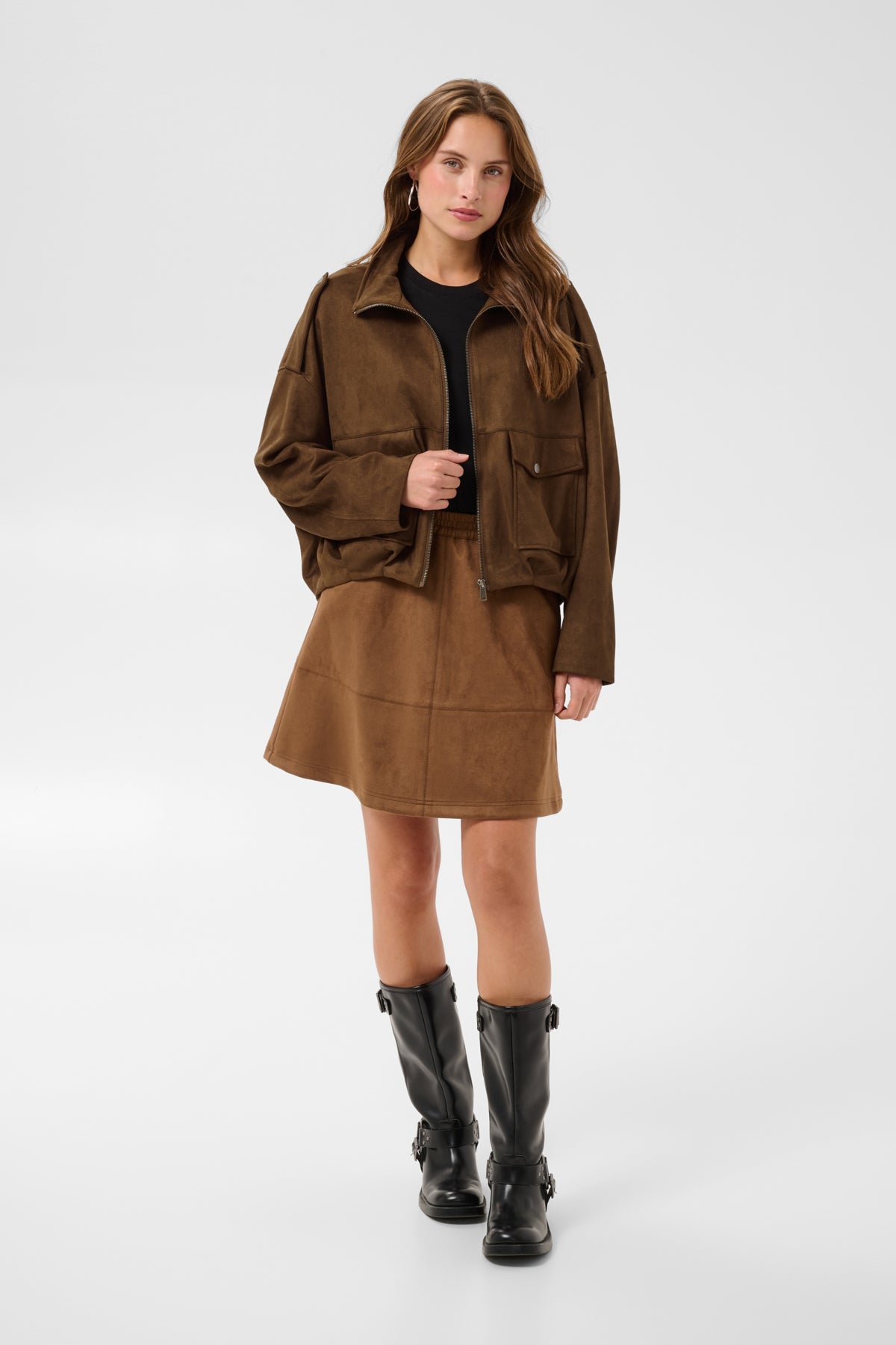 KAaster Faux Suede Bomber Jack Partridge CC - 1000820 - 10513202