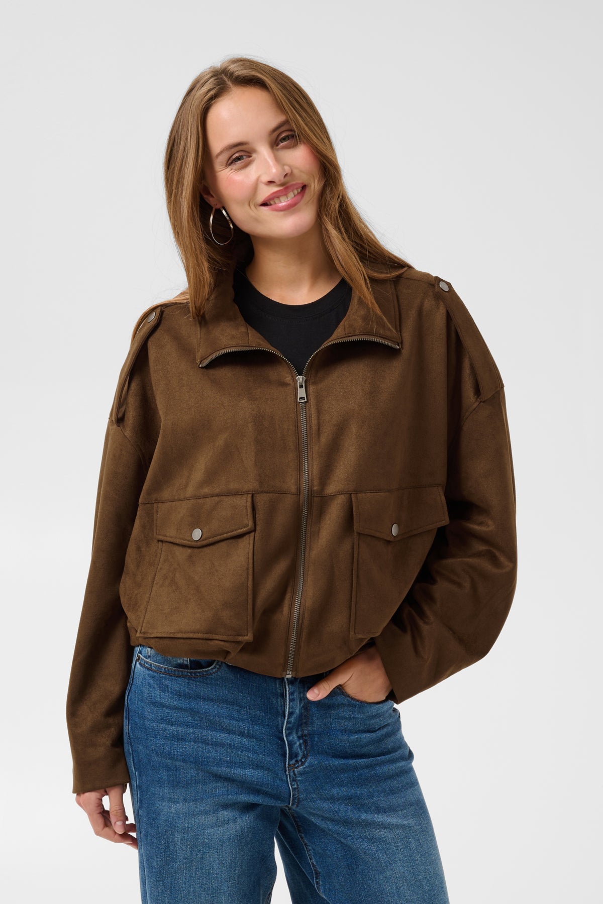 KAaster Faux Suede Bomber Jack Partridge CC - 1000820 - 10513202