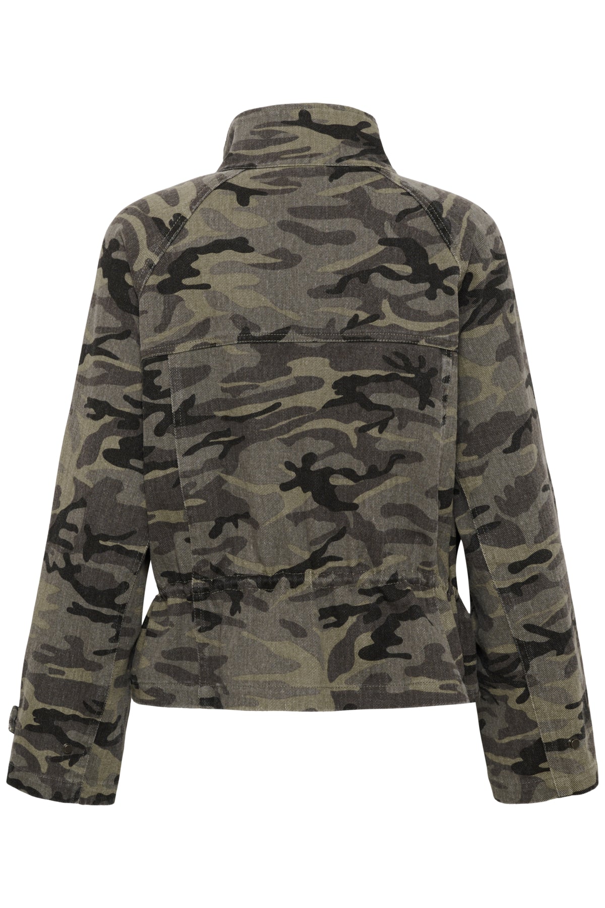 KAlilana Cargo Jacket Grey / Beige Camouflage Print - 10513243
